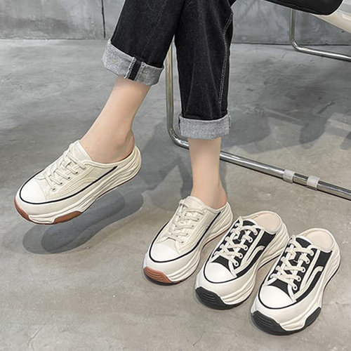 CC444  2컬러 여성 뮬 스니커즈